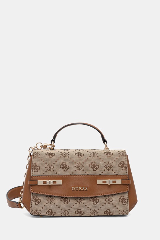 Τσάντα Guess MELINDA υφασμάτινο μπεζ HWJP99.02200