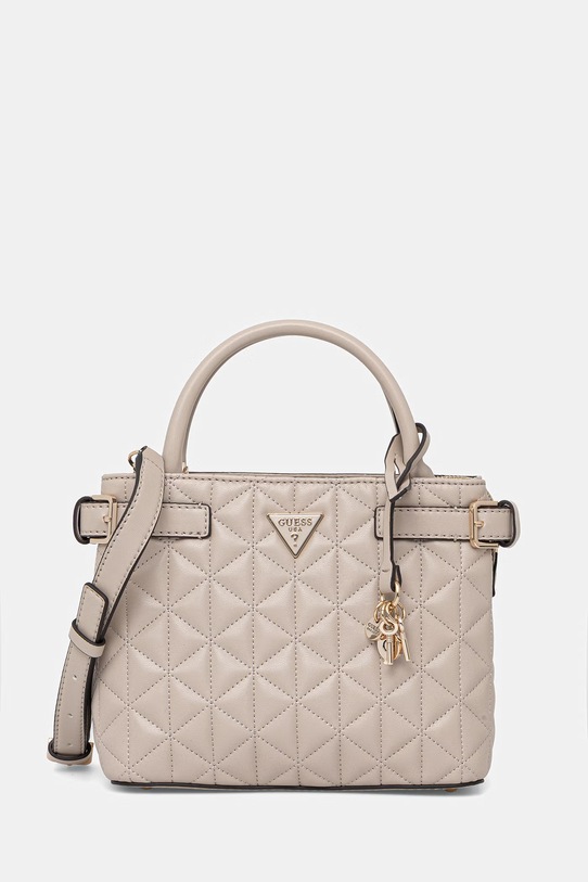 Guess torebka PAISLEIGH nie mieści A4 beżowy HWQG98.83050