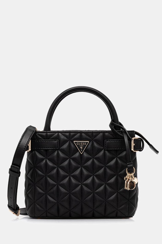 Guess torebka PAISLEIGH nie mieści A4 czarny HWQG98.83050