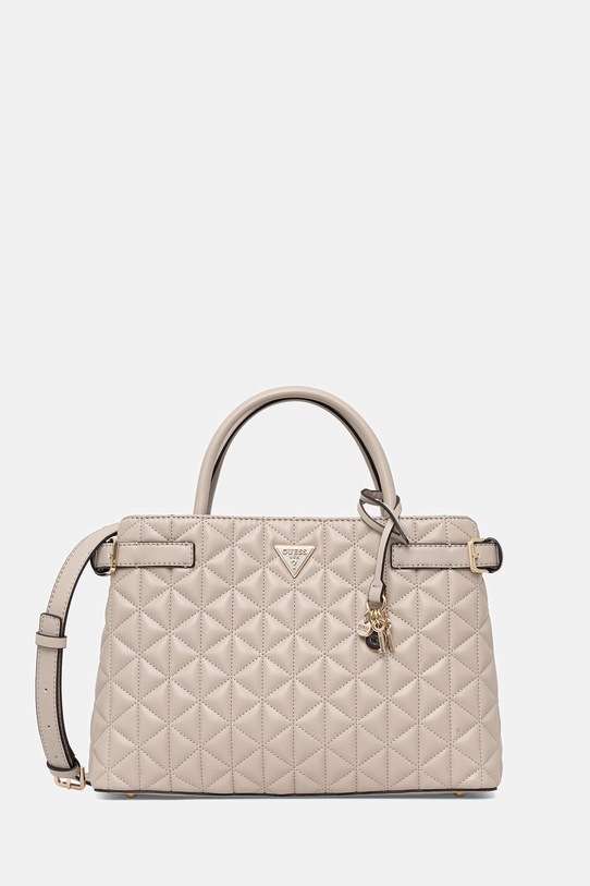 Guess torebka PAISLEIGH nie mieści A4 beżowy HWQG98.83060