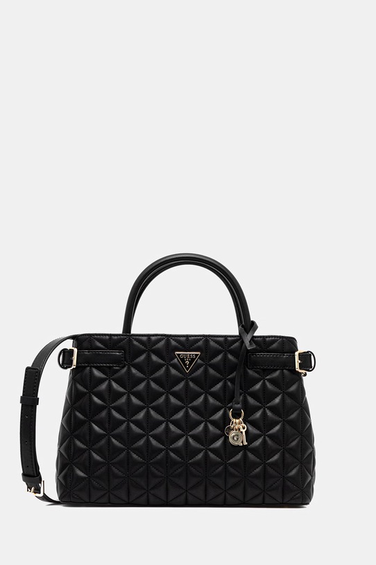 Guess torebka PAISLEIGH nie mieści A4 czarny HWQG98.83060