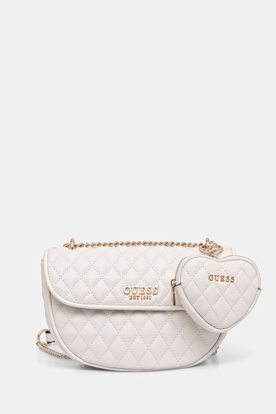 Guess torebka ATABEY aplikacja beżowy HWQG98.94210