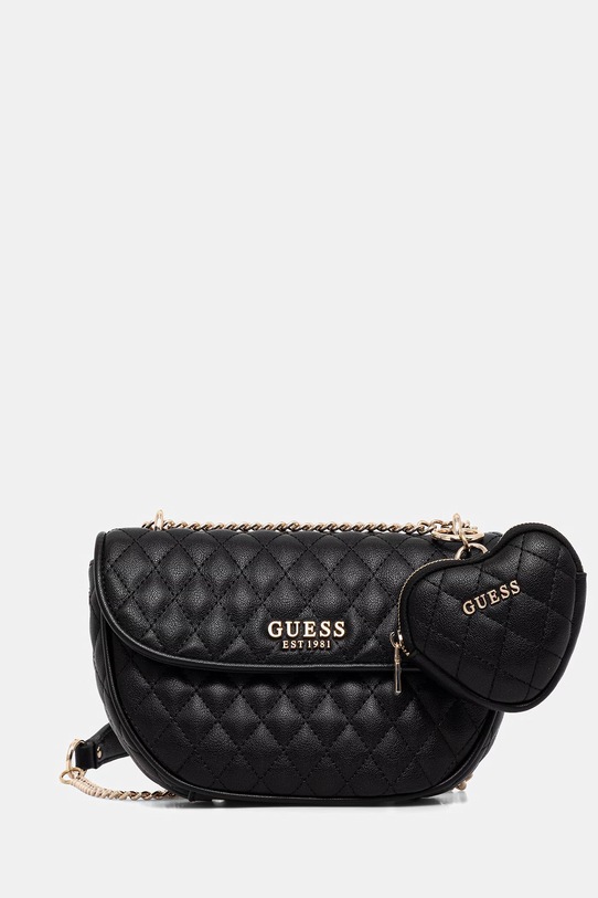 Guess torebka ATABEY aplikacja czarny HWQG98.94210