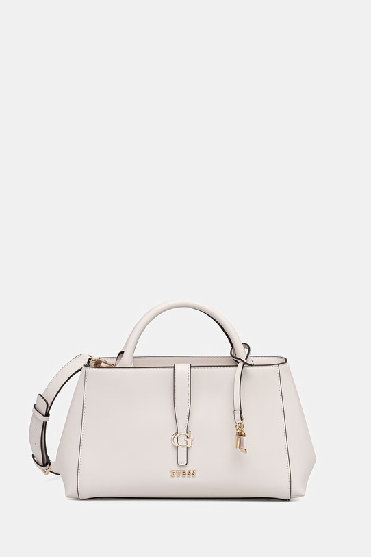 Τσάντα Guess CARRIE απομίμηση λείου δέρματος λευκό HWVG98.96060