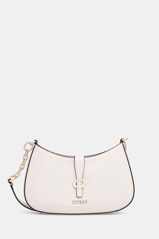 Τσάντα Guess CARRIE απομίμηση λείου δέρματος λευκό HWVG98.96180
