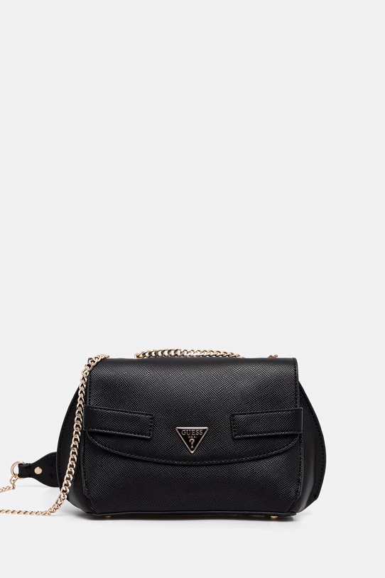 Τσάντα Guess SERENOVA απομίμηση λείου δέρματος μαύρο HWZG80.91210