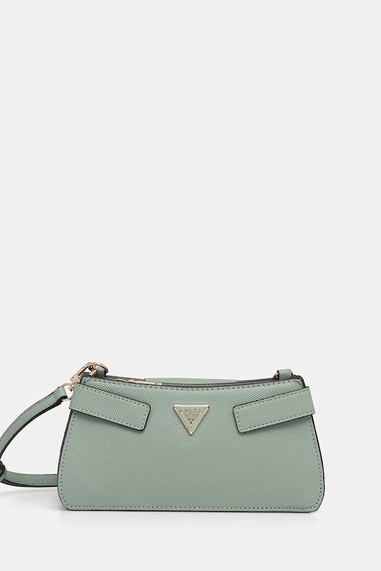 Τσάντα Guess SERENOVA απομίμηση λείου δέρματος πράσινο HWZG80.91720