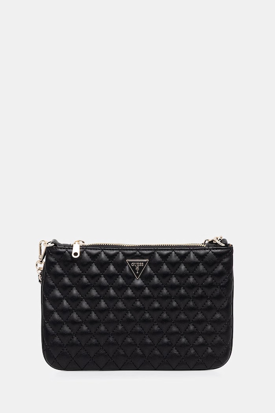 Τσάντα Guess λεπτό μοτίβο μαύρο PW7556.P6174