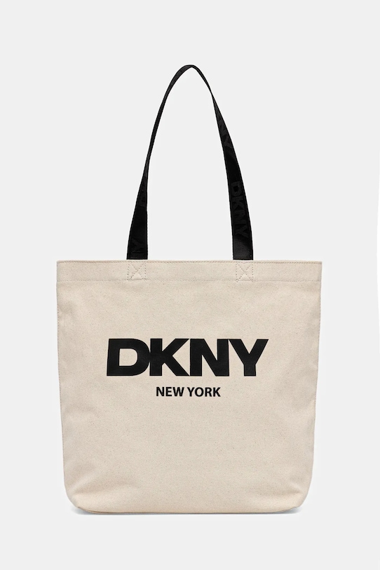 Dkny torebka nadruk beżowy R53AGN37