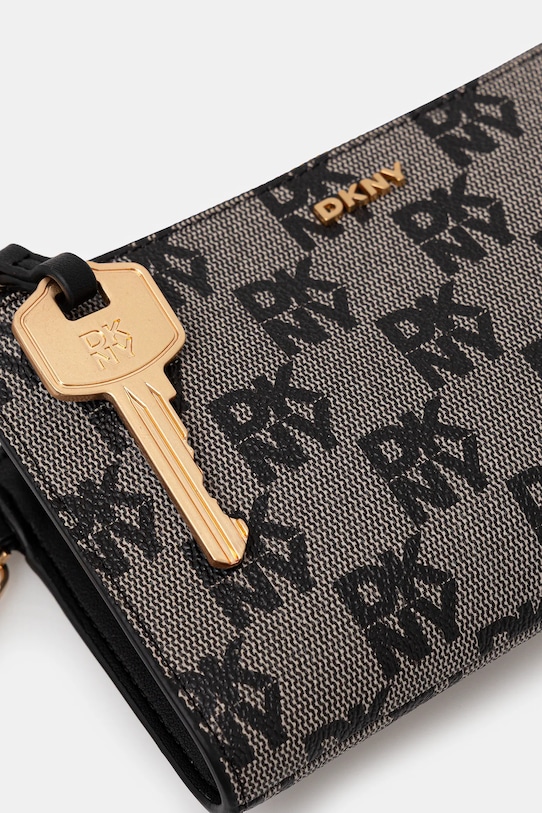 Dkny portfel czarny R5456N80