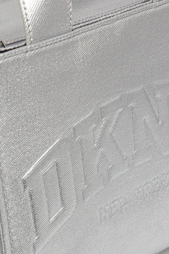 Dkny torebka bawełniana srebrny R54ADC80