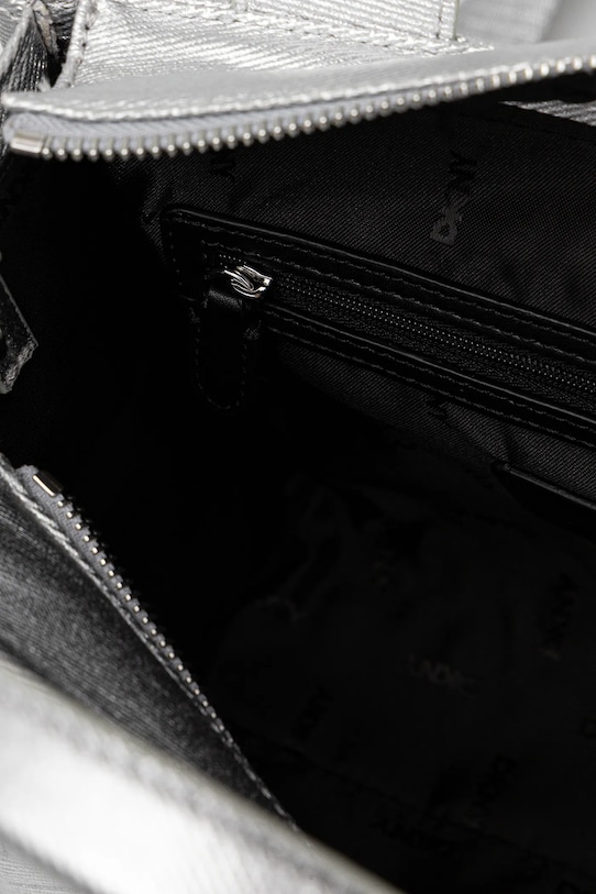 Dkny torebka bawełniana R54ADC80 srebrny