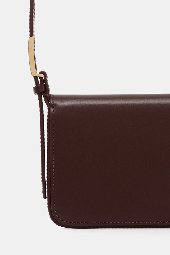 Αξεσουάρ Δερμάτινη τσάντα Victoria Beckham B126AAC007145A μπορντό