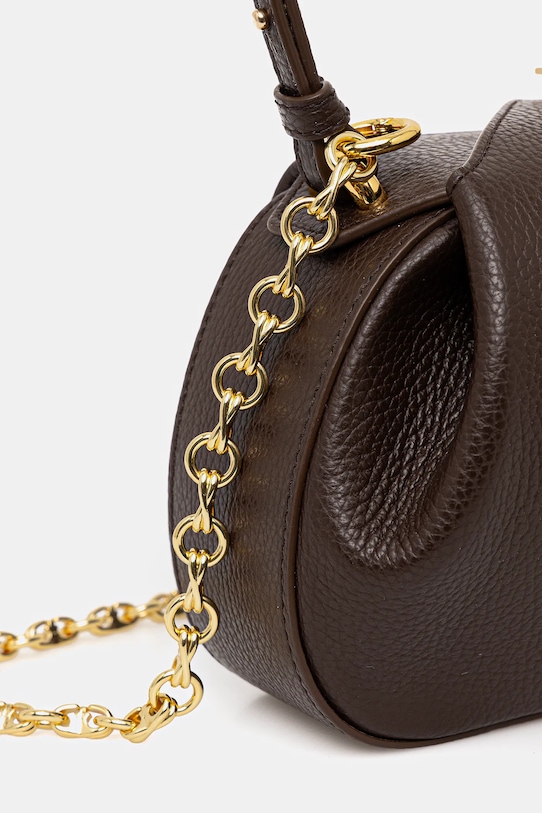 Akcesoria Yuzefi torebka skórzana OYSTER YUZCO.HB.MOYC.L038 brązowy