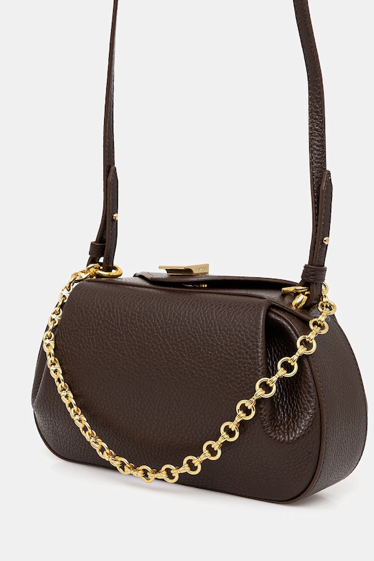 Yuzefi torebka skórzana OYSTER YUZCO.HB.MOYC.L038 brązowy