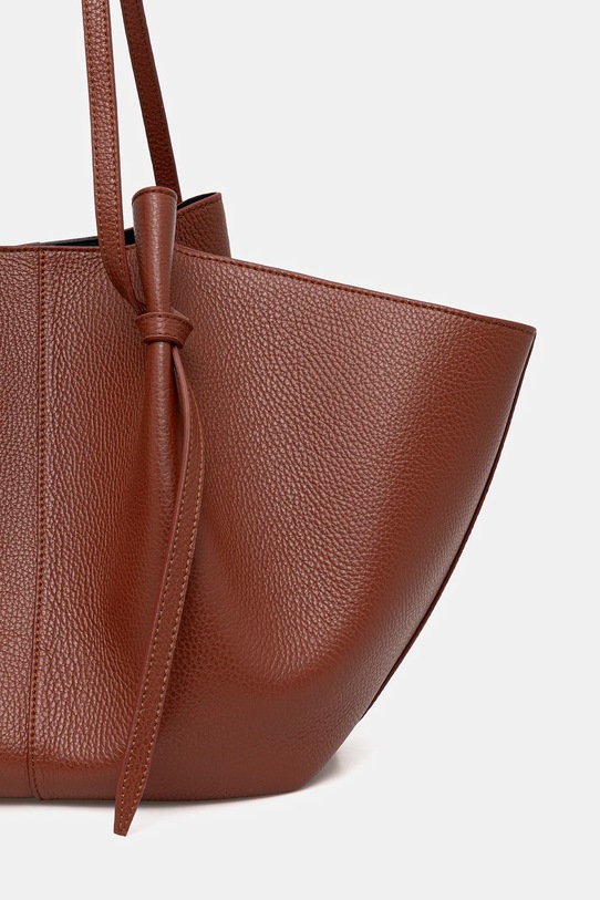 Yuzefi torebka skórzana LARGE MOCHI pomarańczowy YUZPF25.HB.LM.L058