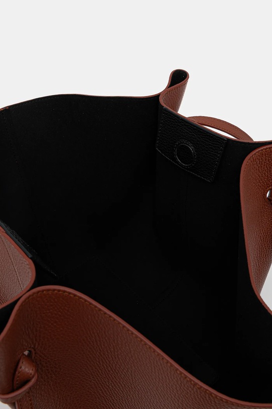 Yuzefi torebka skórzana LARGE MOCHI YUZPF25.HB.LM.L058 pomarańczowy