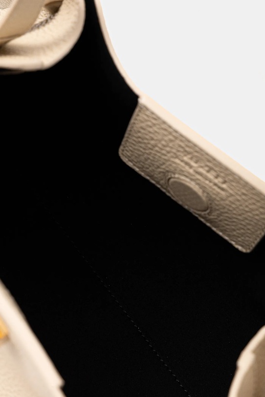 Kožená kabelka Yuzefi GYOZA YUZRS26.HB.GZ.L066 béžová