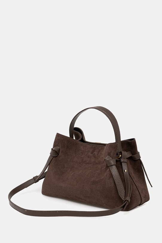 Akcesoria Yuzefi torebka zamszowa GYOZA YUZRS26.HB.GZ.S026 brązowy