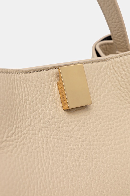 Yuzefi torebka skórzana GYOZA MINI beżowy YUZRS26.HB.MGZ.L066