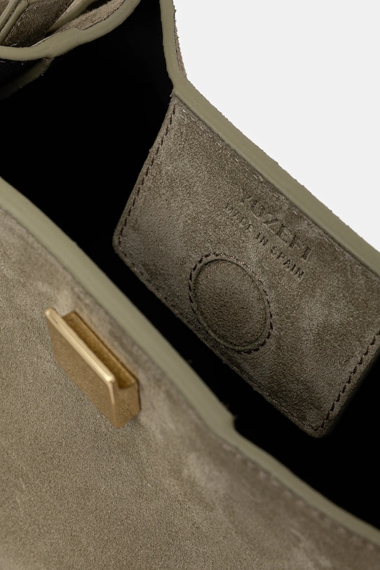 Yuzefi torebka zamszowa GYOZA MINI UZRS26.HB.MGZ.S025 zielony