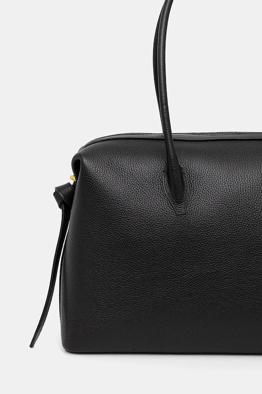 Akcesoria Yuzefi torebka skórzana LARGE BRIOCHE YUZRS26.HB.LBD.L034 czarny