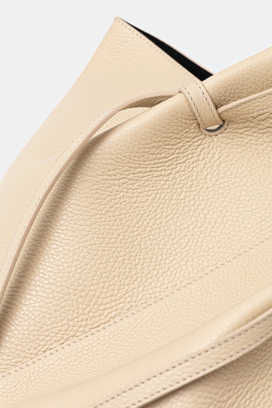 Yuzefi torebka skórzana LARGE MOCHI beżowy YUZRS26.HB.LM.L066