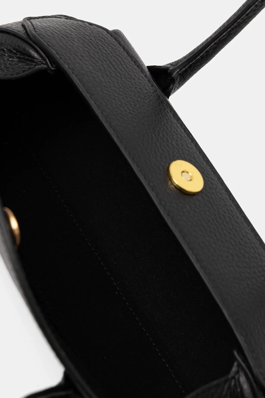 Yuzefi torebka skórzana OYSTER YUZRS26.HB.OSM.L034 czarny