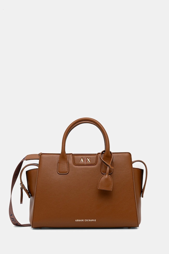 Armani Exchange torebka nie mieści A4 brązowy XW002158.AF19892