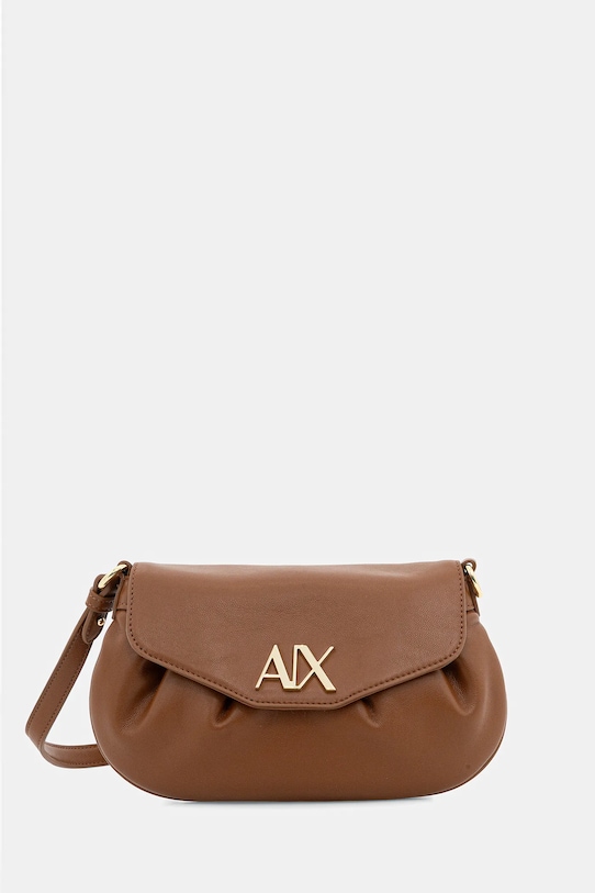 Kabelka Armani Exchange imitácia kože hnedá XW002164.AF19894