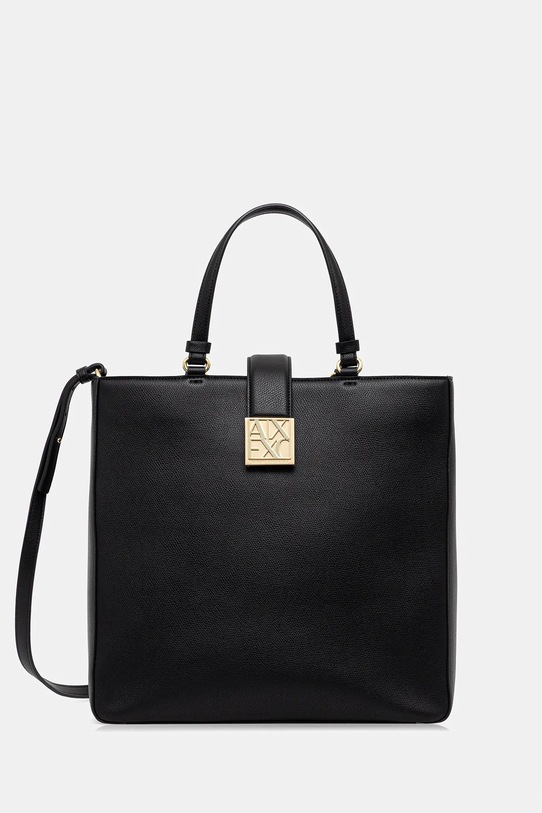 Kabelka Armani Exchange imitácia kože čierna XW002167.AF19895