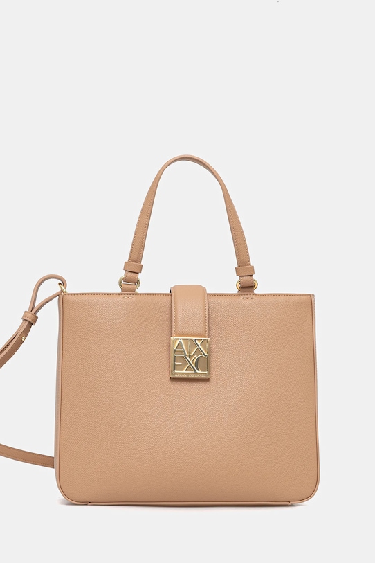 Armani Exchange torebka nie mieści A4 beżowy XW002168.AF19895