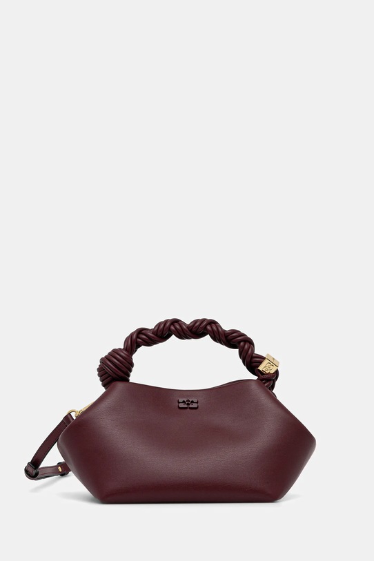 GANNI torebka A5313 gładkie bordowy A5313