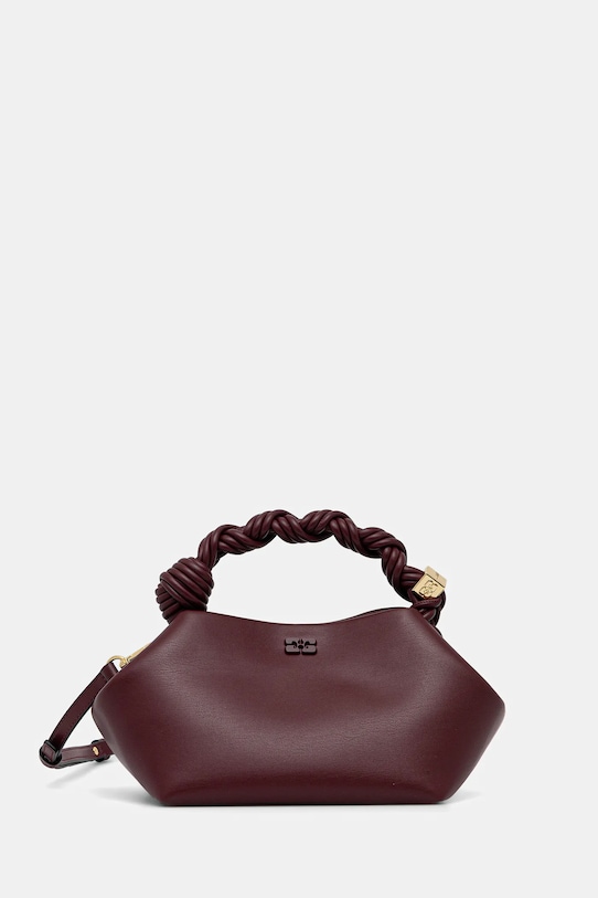 GANNI torebka A5313 gładkie bordowy A5313