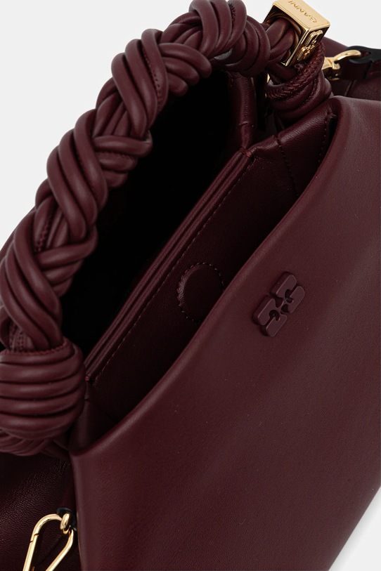 GANNI torebka A5313 A5313 bordowy