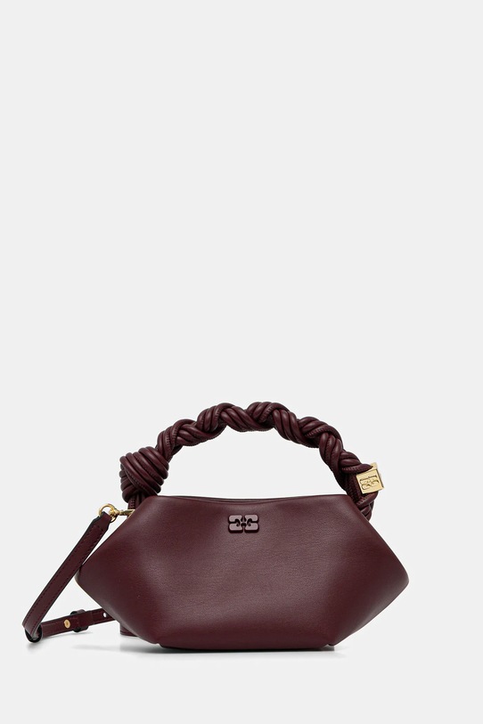 GANNI torebka A6947 gładkie bordowy A6947