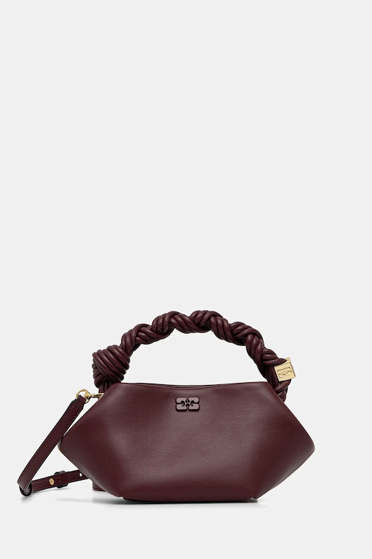 GANNI torebka A6947 gładkie bordowy A6947