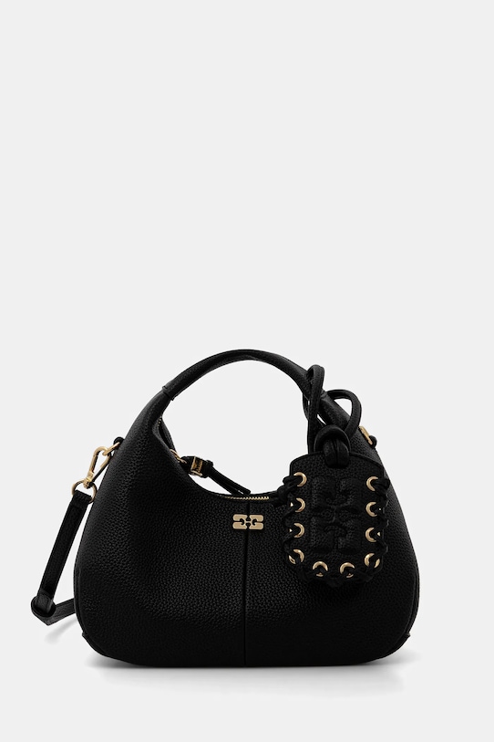 GANNI torebka A6976 imitacja skóry licowej czarny A6976