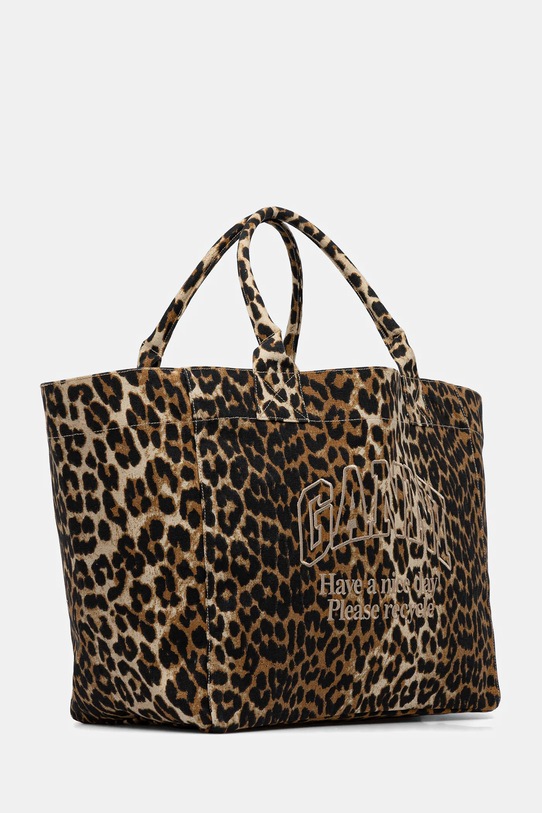 GANNI torebka bawełniana A7161 A7161 brązowy SS26