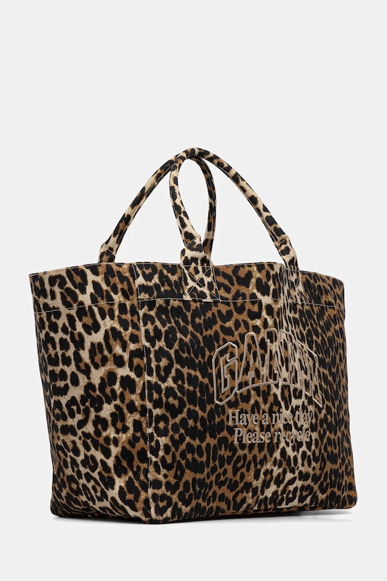 GANNI torebka bawełniana A7161 A7161 brązowy SS26