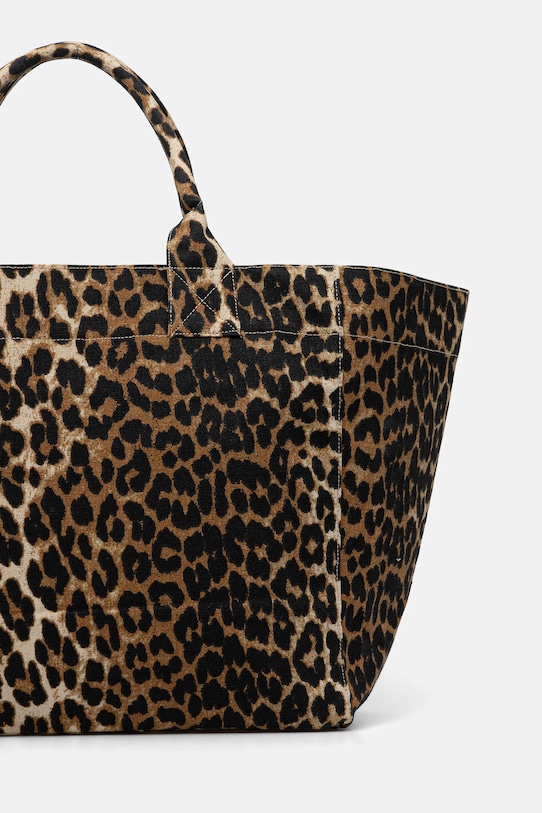 Akcesoria GANNI torebka bawełniana A7161 A7161 brązowy