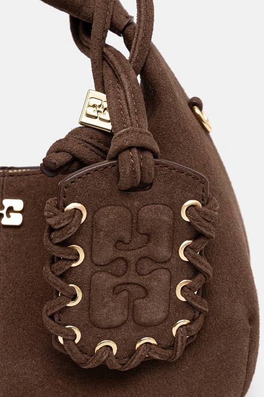 GANNI torebka brązowy B2070016