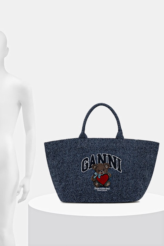 GANNI torebka tote damska bawełniana B2110041