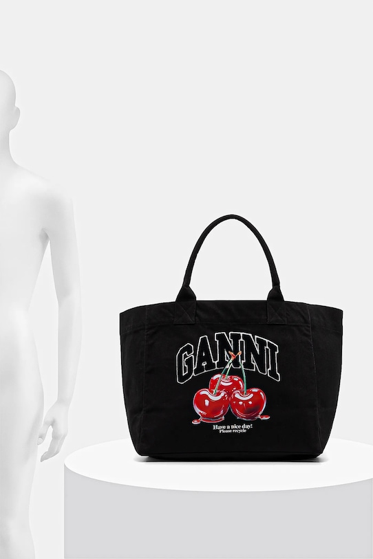 GANNI torebka bawełniana B2110037