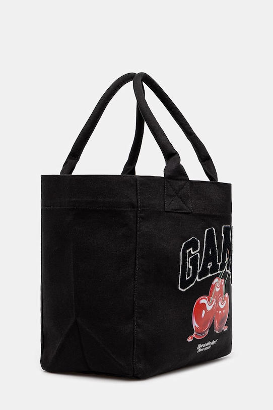 GANNI torebka bawełniana B2110038 czarny SS26