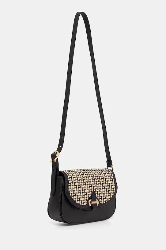 Кожена чанта Pollini PC4435PP1OQG1 черен SS26