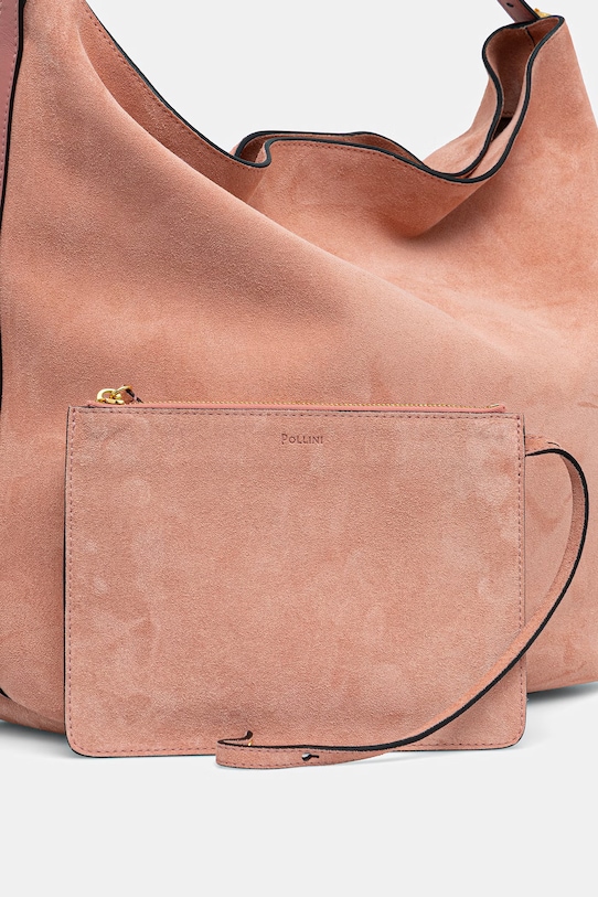 Τσάντα σουέτ Pollini ροζ PC4436PP1OQL1