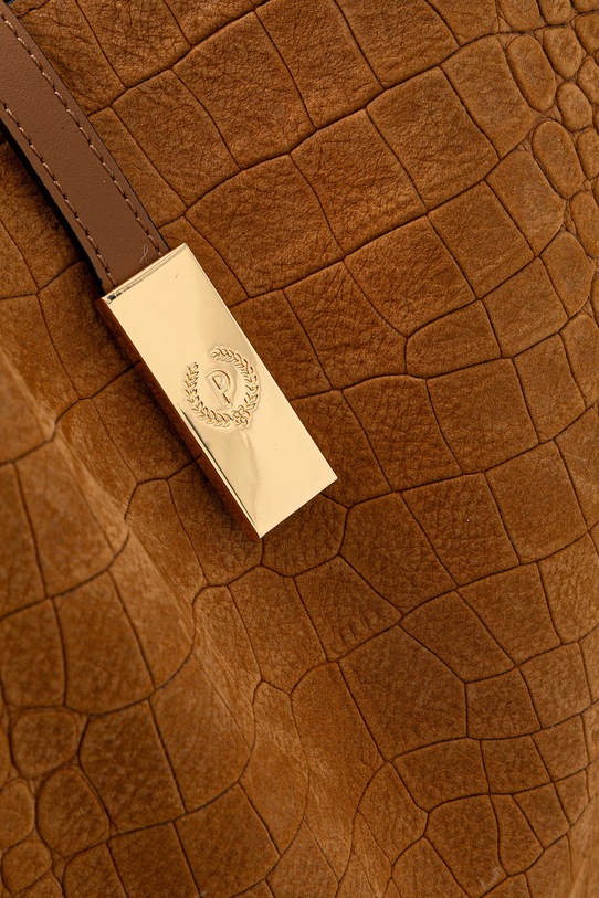 Pollini torebka skórzana PC4443PP1OQB1 brązowy