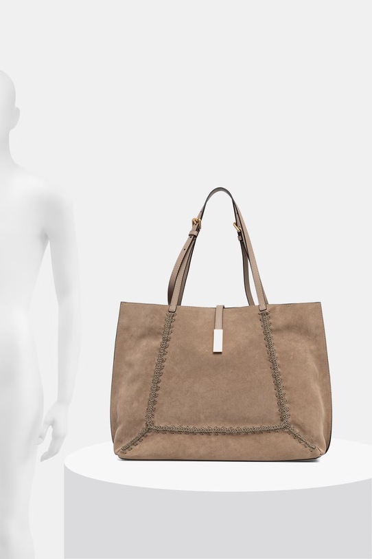 Pollini torebka tote damska zamszowa PC4444PP1OQE1