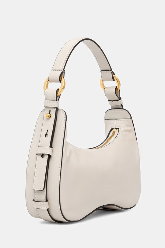 Kožená kabelka Pollini PC4441PP1OQA0 béžová SS26